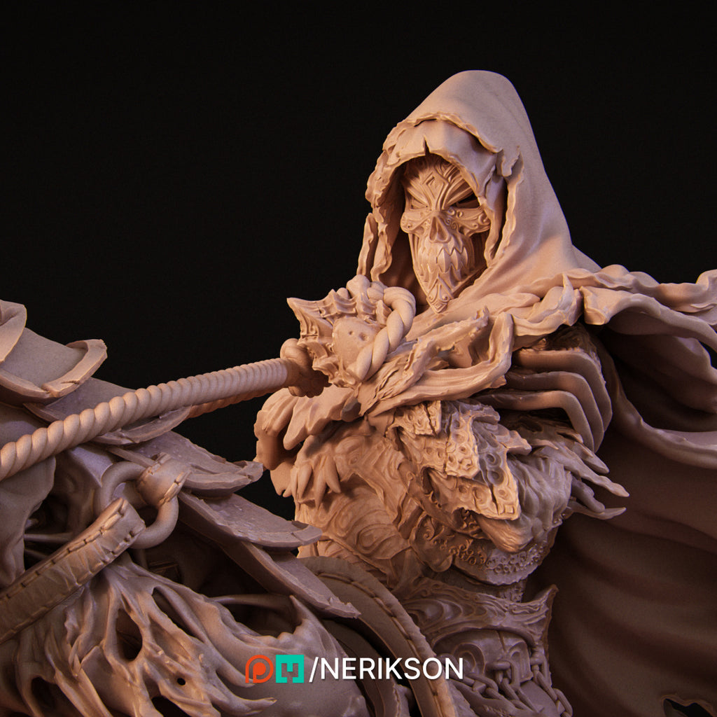 Death: The Four Horsemen Miniature Resin Model Kit | by Nerikson