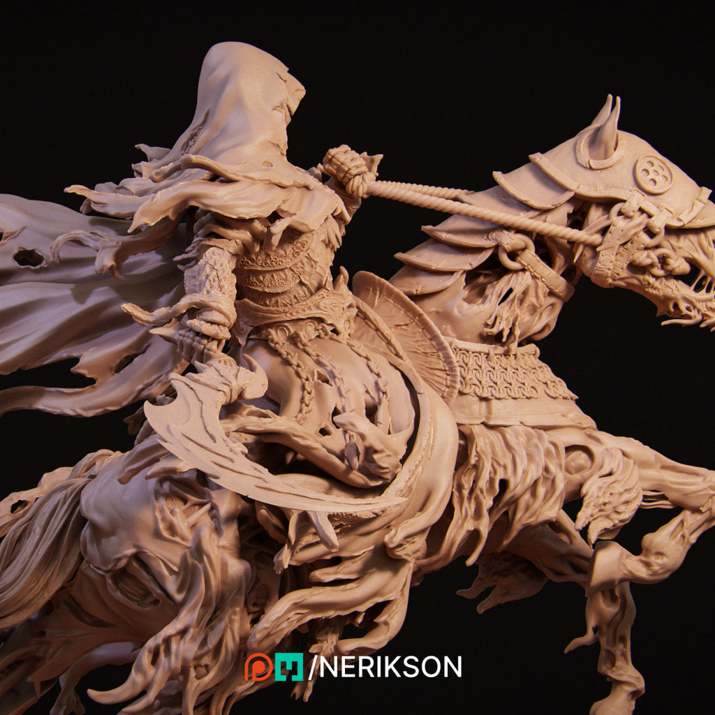 Death: The Four Horsemen Miniature Resin Model Kit | by Nerikson