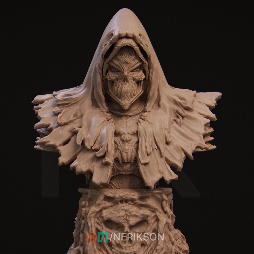 Death: The Four Horsemen Bust Resin Model Kit | by Nerikson