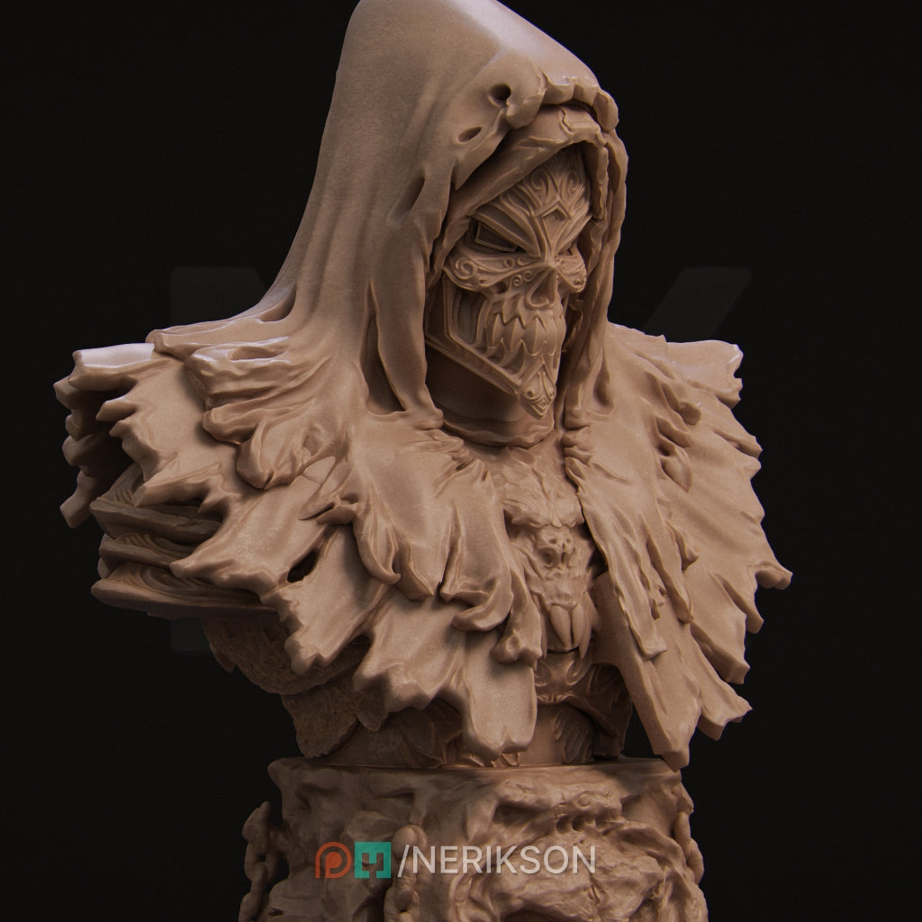 Death: The Four Horsemen Bust Resin Model Kit | by Nerikson