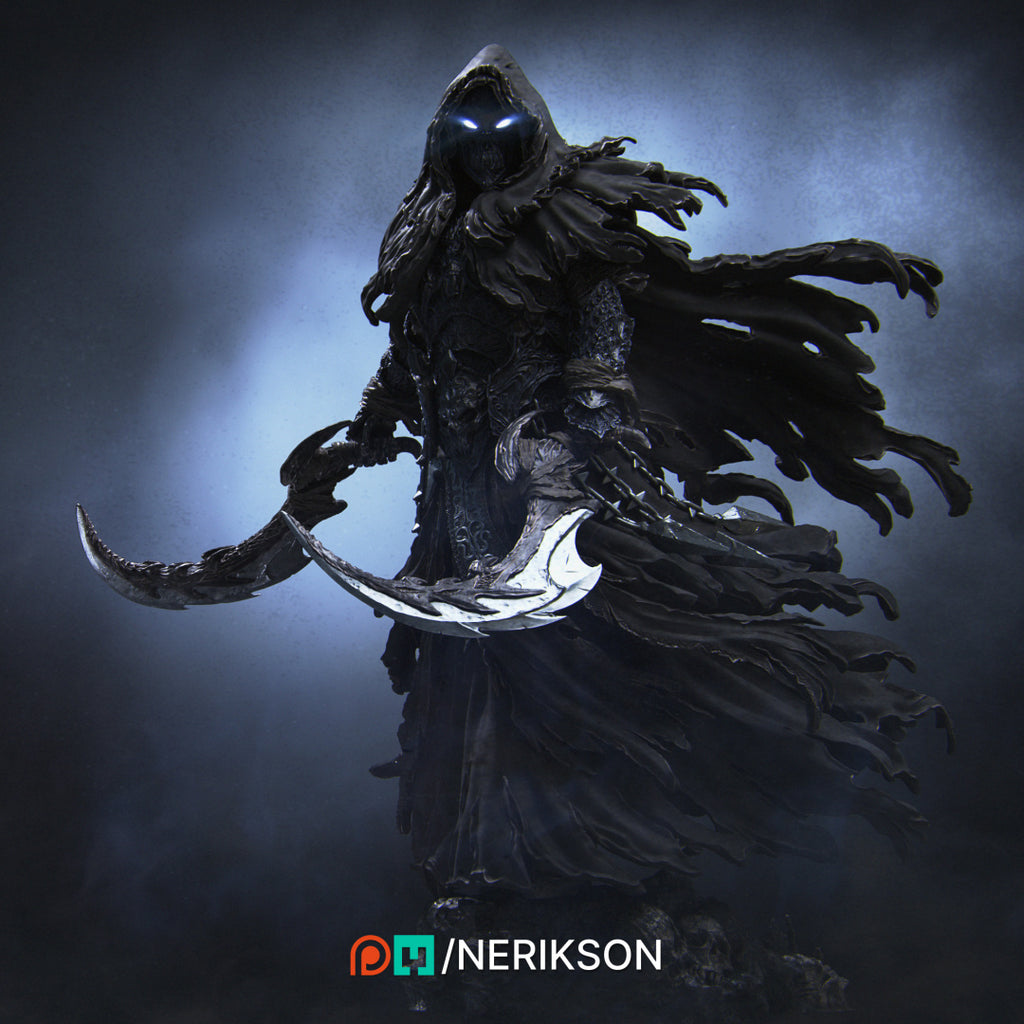 Death: The Four Horsemen Standalone Miniature Resin Model Kit | by Nerikson