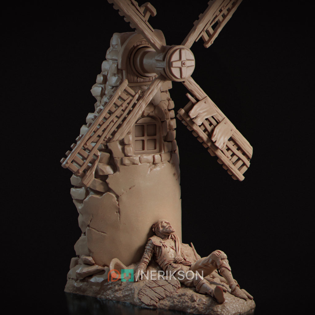 Don Quixote – The Tragedy of Dreams Diorama Miniature Resin Model Kit | by Nerikson