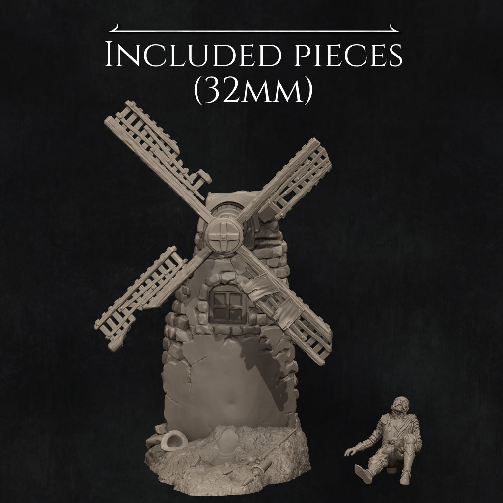 Don Quixote – The Tragedy of Dreams Diorama Miniature Resin Model Kit | by Nerikson