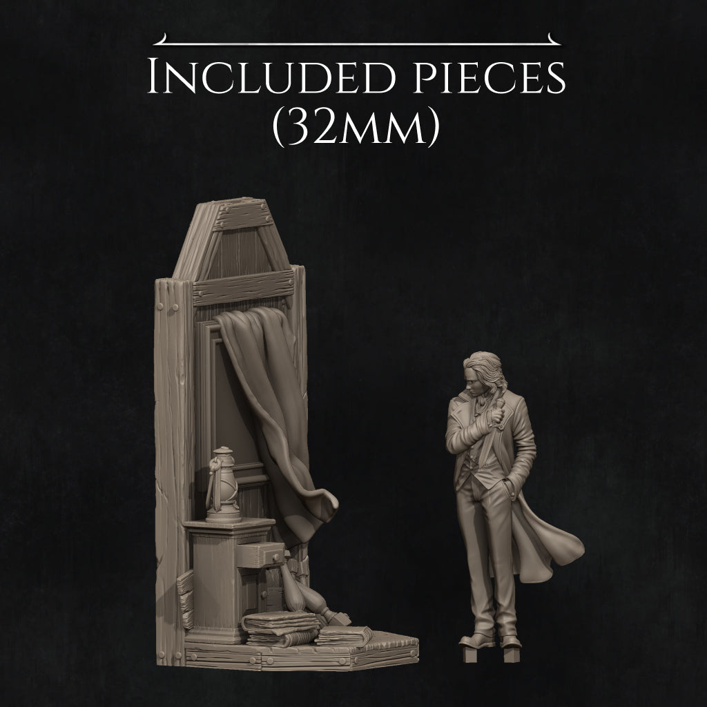 Dorian Gray – The Tragedy of the Self Diorama Miniature Resin Model Kit | by Nerikson