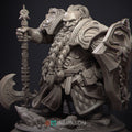 Dwarf Paladin Miniature Resin Model Kit | by Nerikson