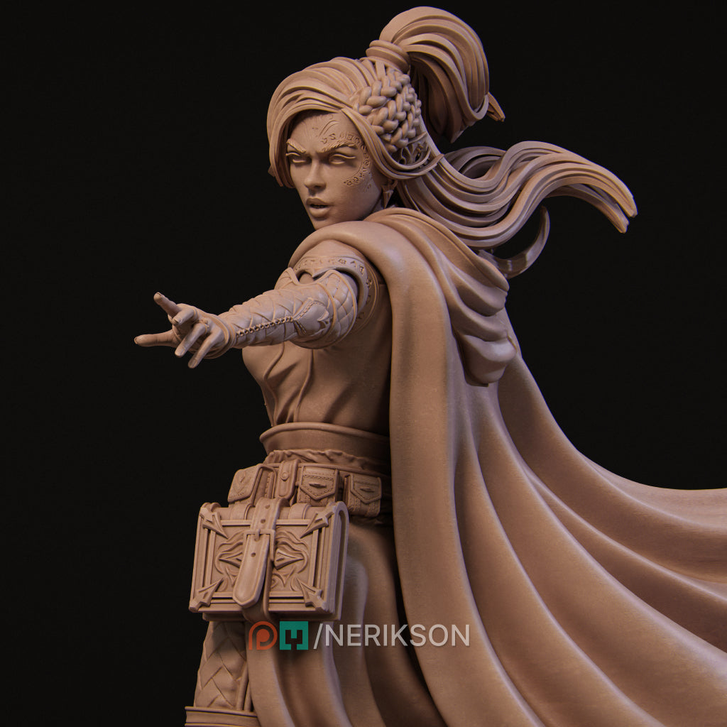 Elf Mage Miniature Resin Model Kit | by Nerikson