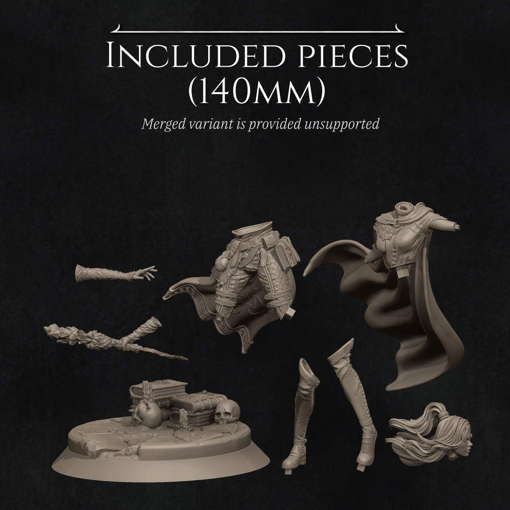 Elf Mage Miniature Resin Model Kit | by Nerikson