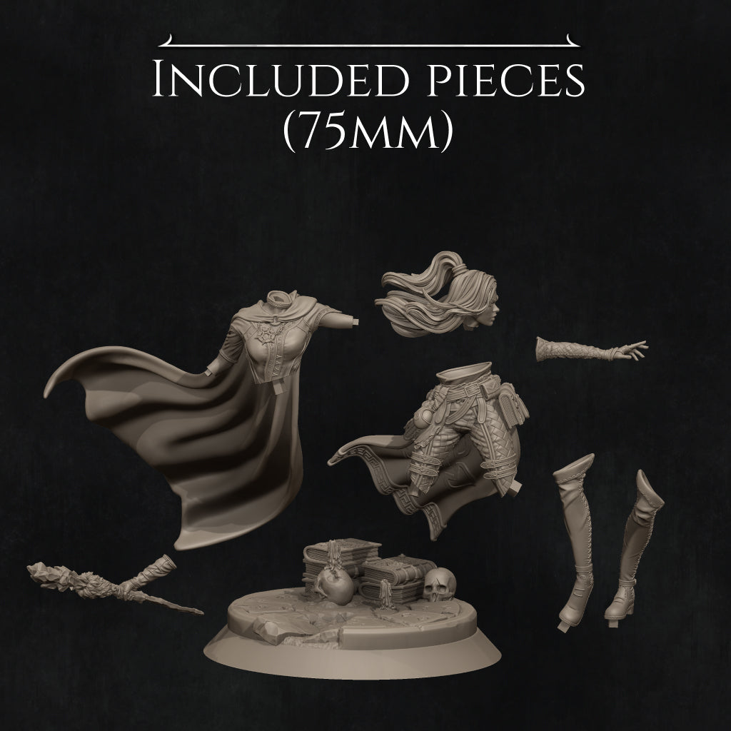 Elf Mage Miniature Resin Model Kit | by Nerikson
