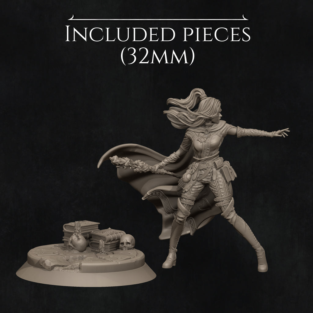 Elf Mage Miniature Resin Model Kit | by Nerikson