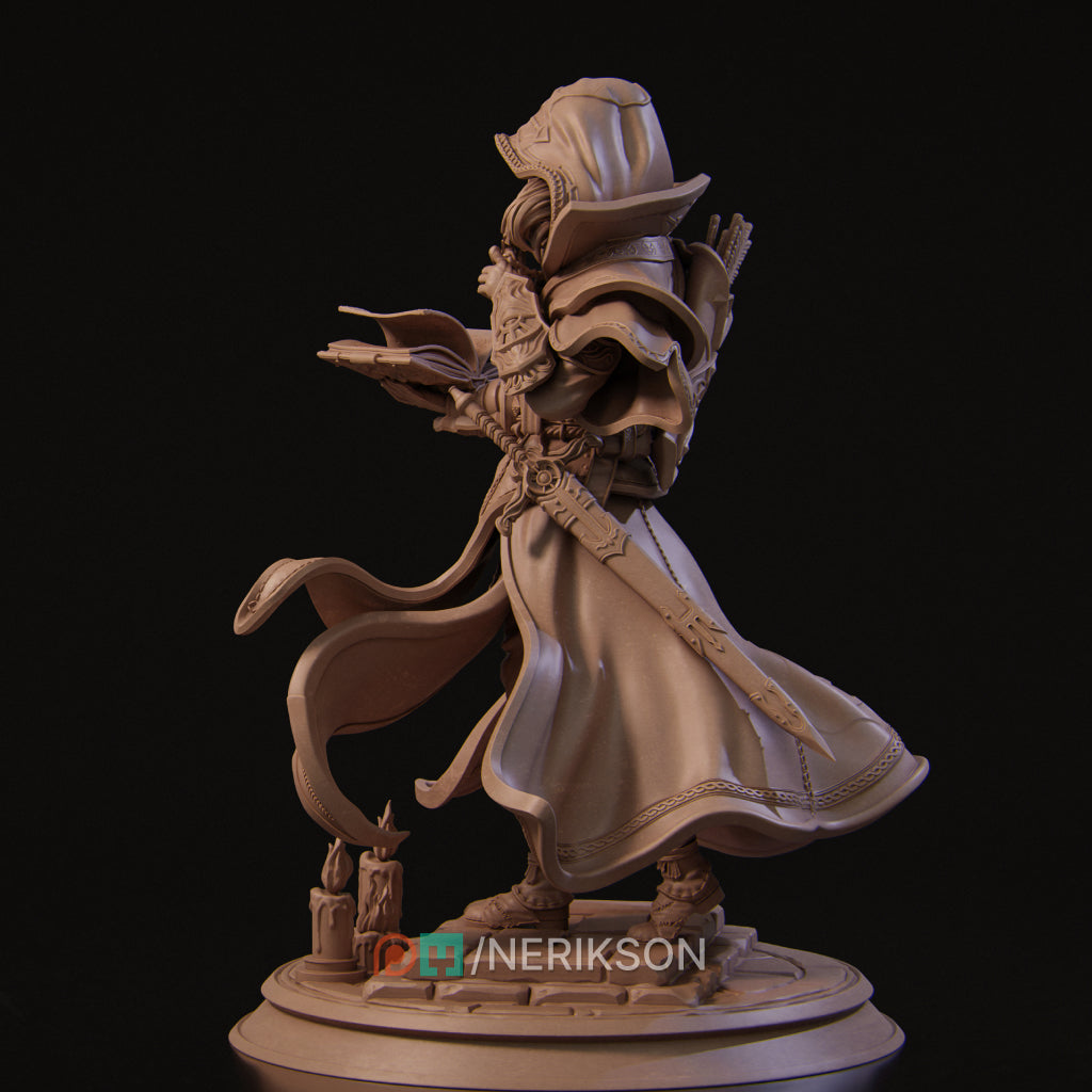 Elf Priest Miniature Resin Model Kit | by Nerikson