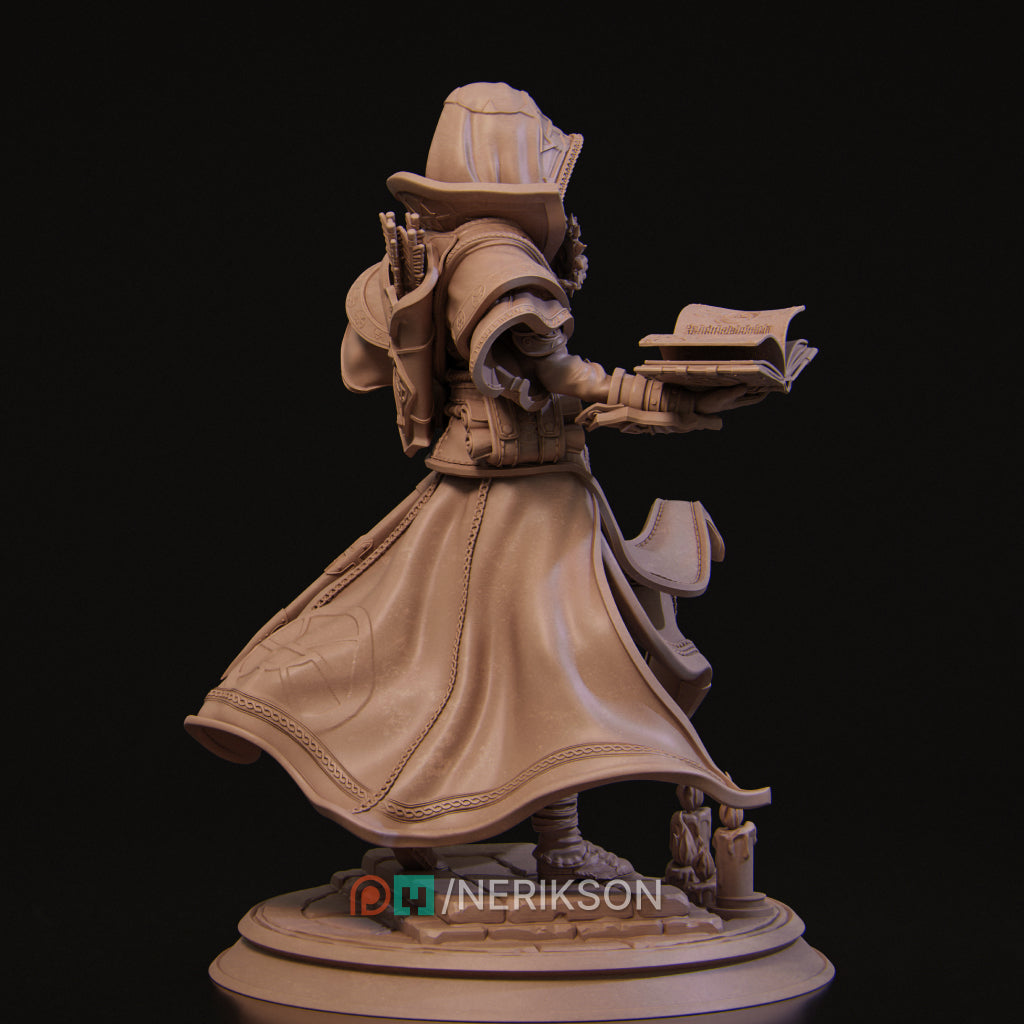 Elf Priest Miniature Resin Model Kit | by Nerikson