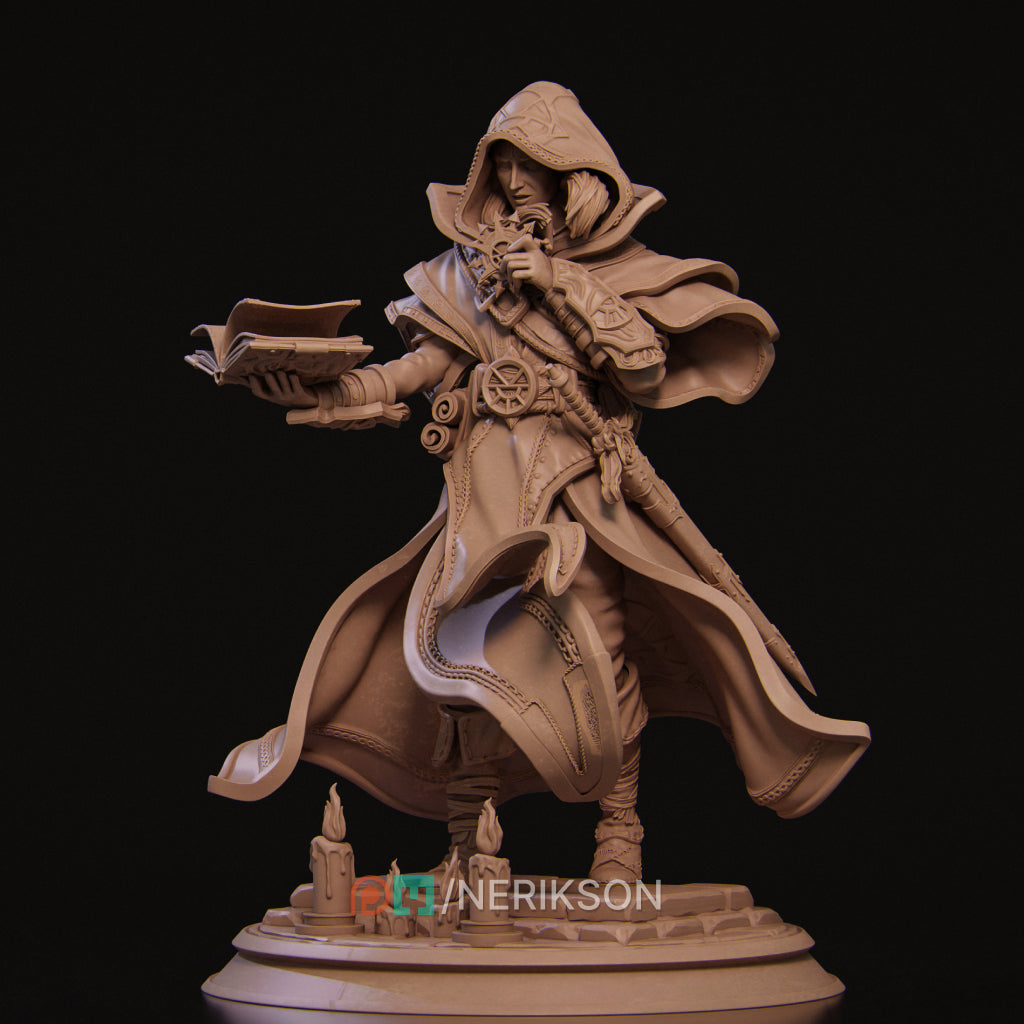 Elf Priest Miniature Resin Model Kit | by Nerikson