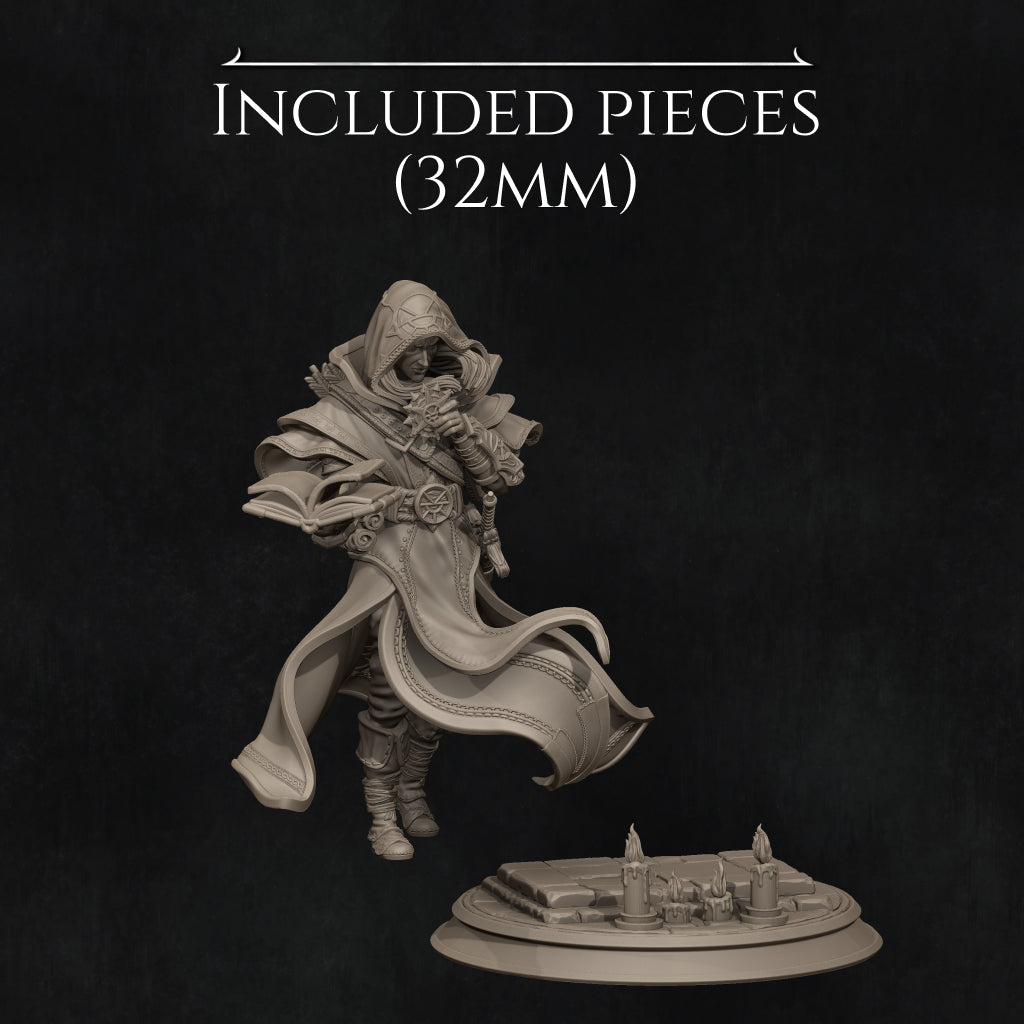 Elf Priest Miniature Resin Model Kit | by Nerikson