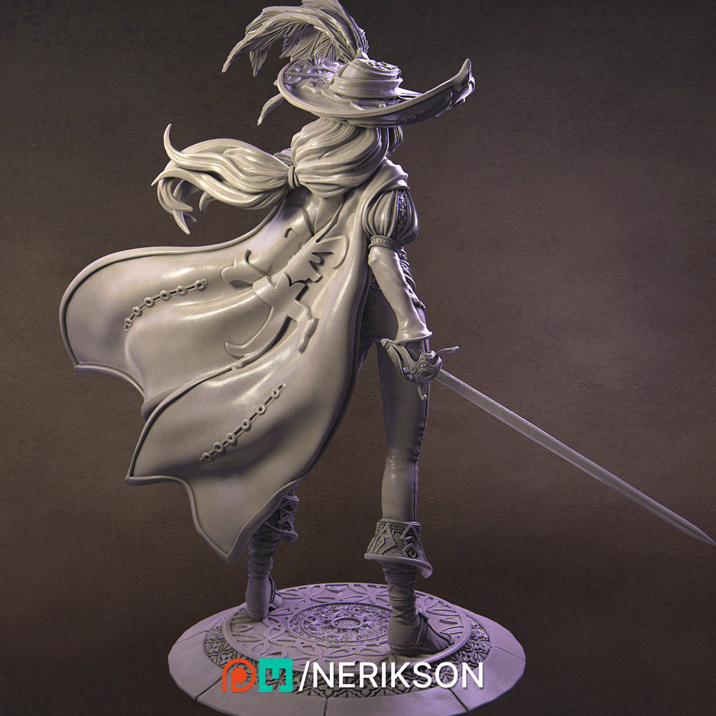 Elle the Musketeer Miniature Resin Model Kit | by Nerikson