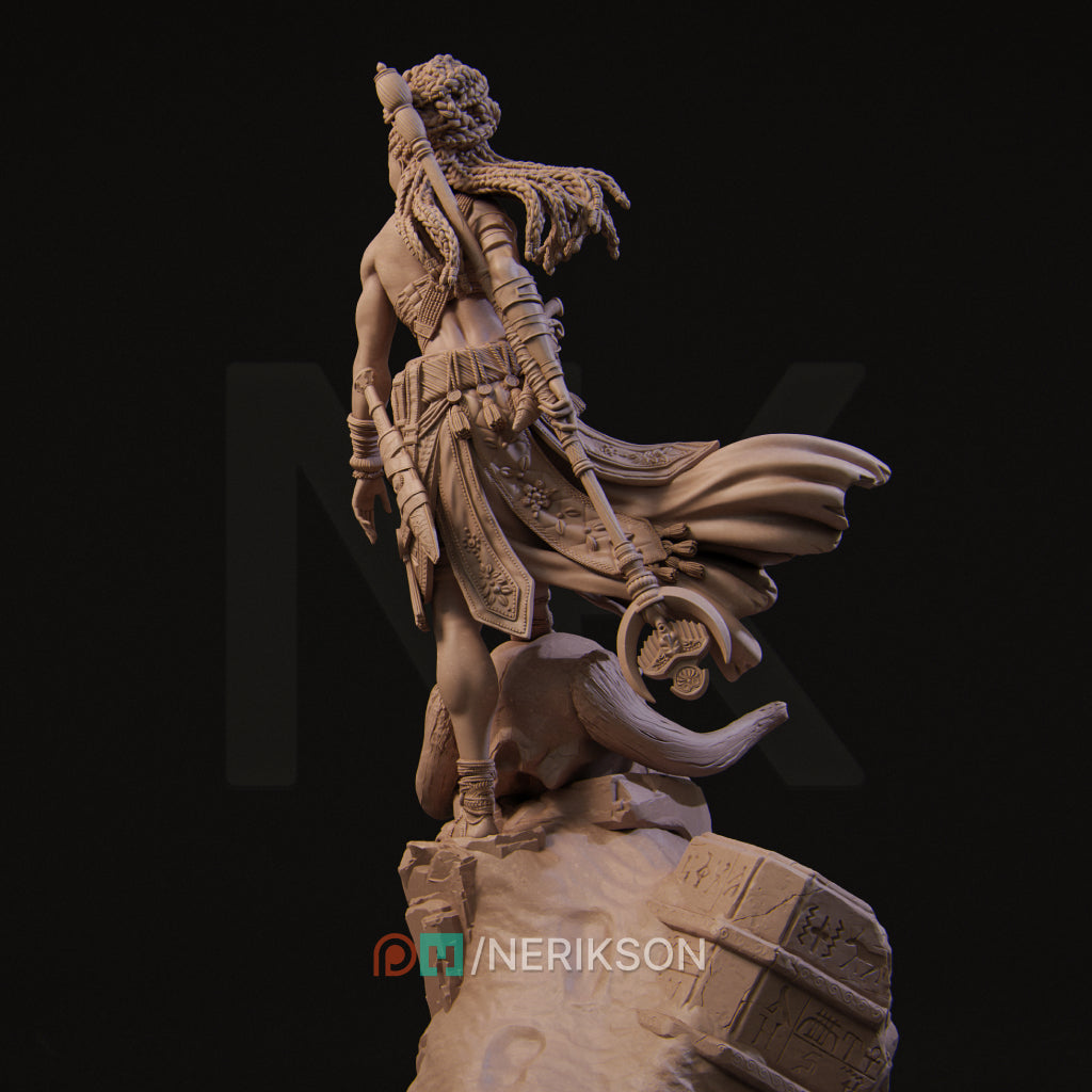 Elzebe the Warrior Queen Miniature Resin Model Kit | by Nerikson