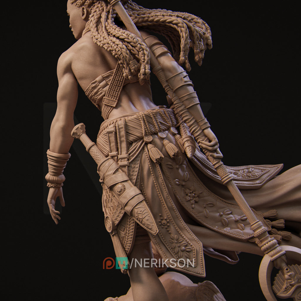 Elzebe the Warrior Queen Miniature Resin Model Kit | by Nerikson