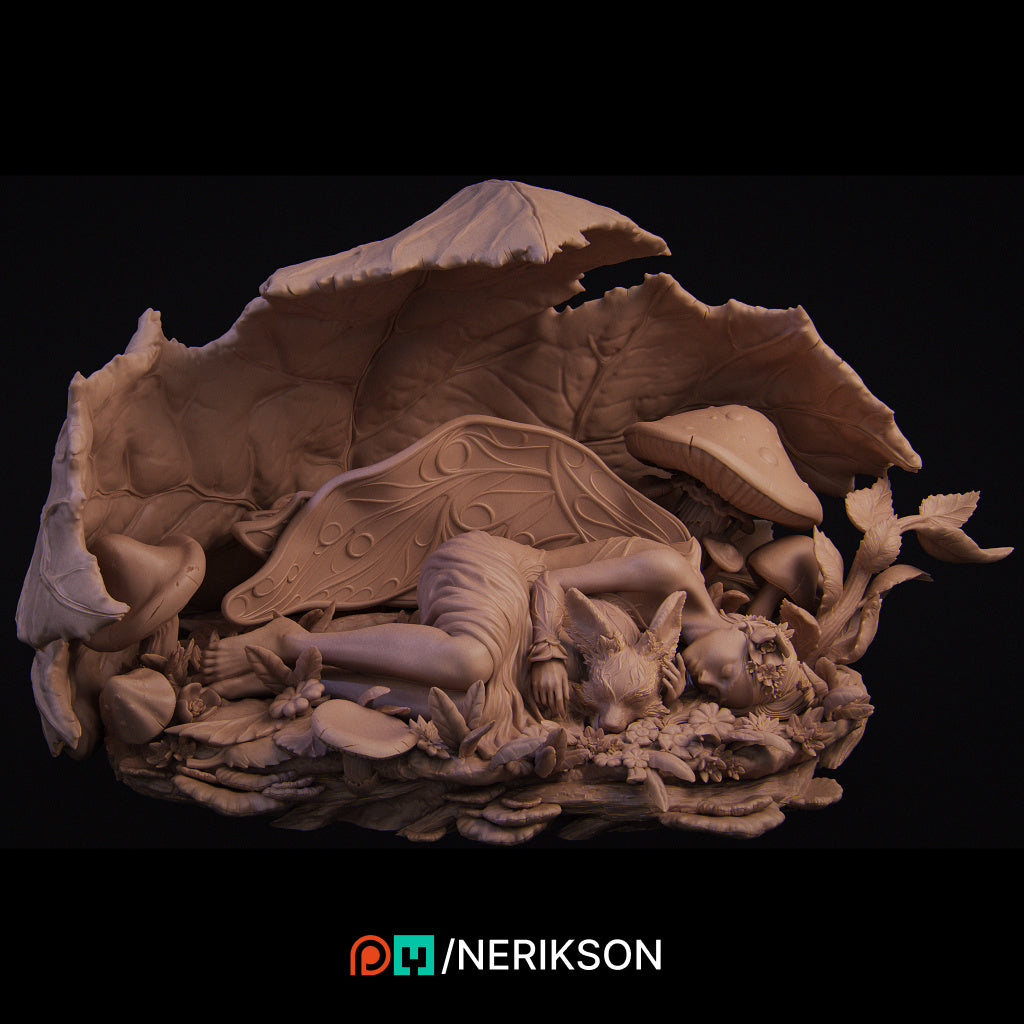 End of Summer Diorama Miniature Resin Model Kit | by Nerikson