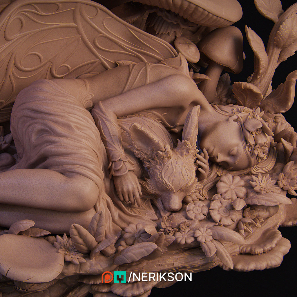 End of Summer Diorama Miniature Resin Model Kit | by Nerikson