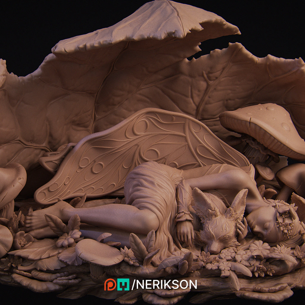 End of Summer Diorama Miniature Resin Model Kit | by Nerikson