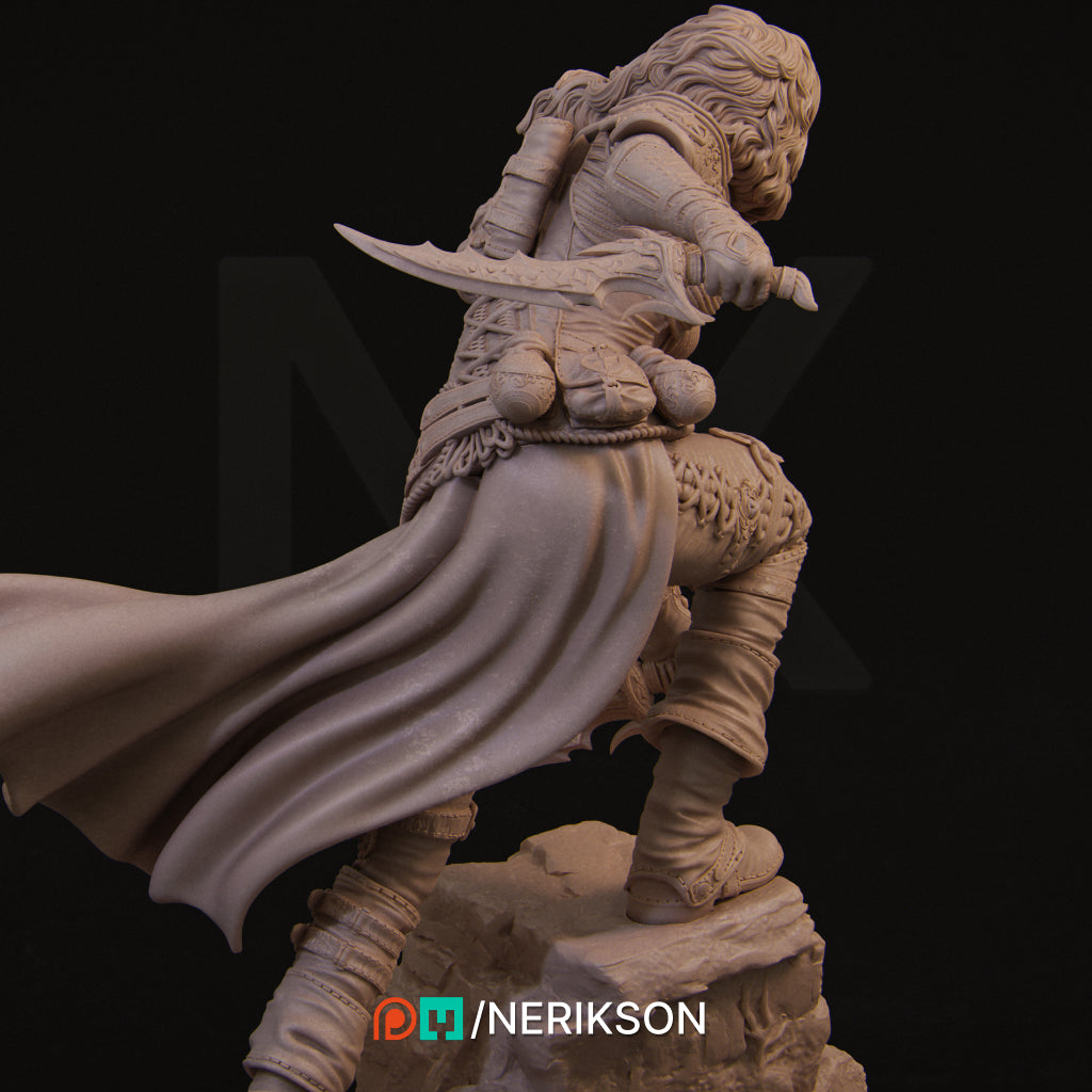 Enika the Assassin Miniature Resin Model Kit | by Nerikson