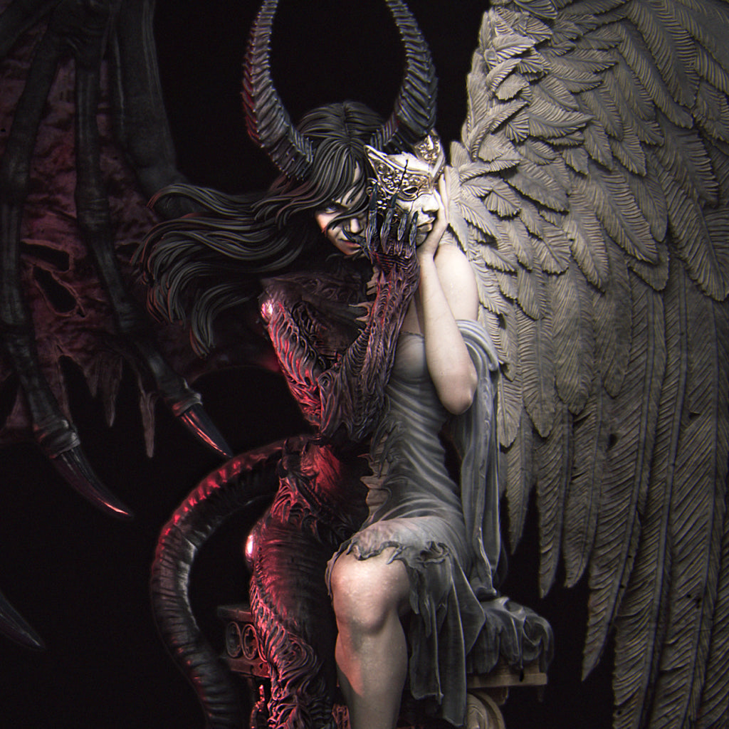 The Face of Evil Diorama Miniature Resin Model Kit | by Nerikson