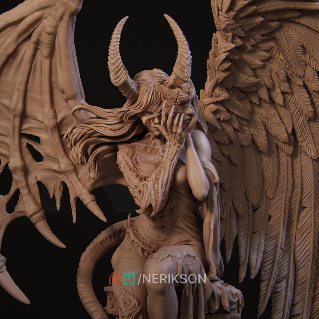 The Face of Evil Diorama Miniature Resin Model Kit | by Nerikson