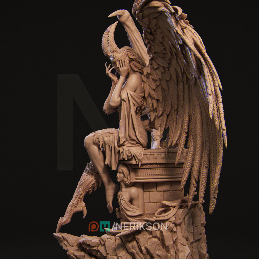The Face of Evil Diorama Miniature Resin Model Kit | by Nerikson