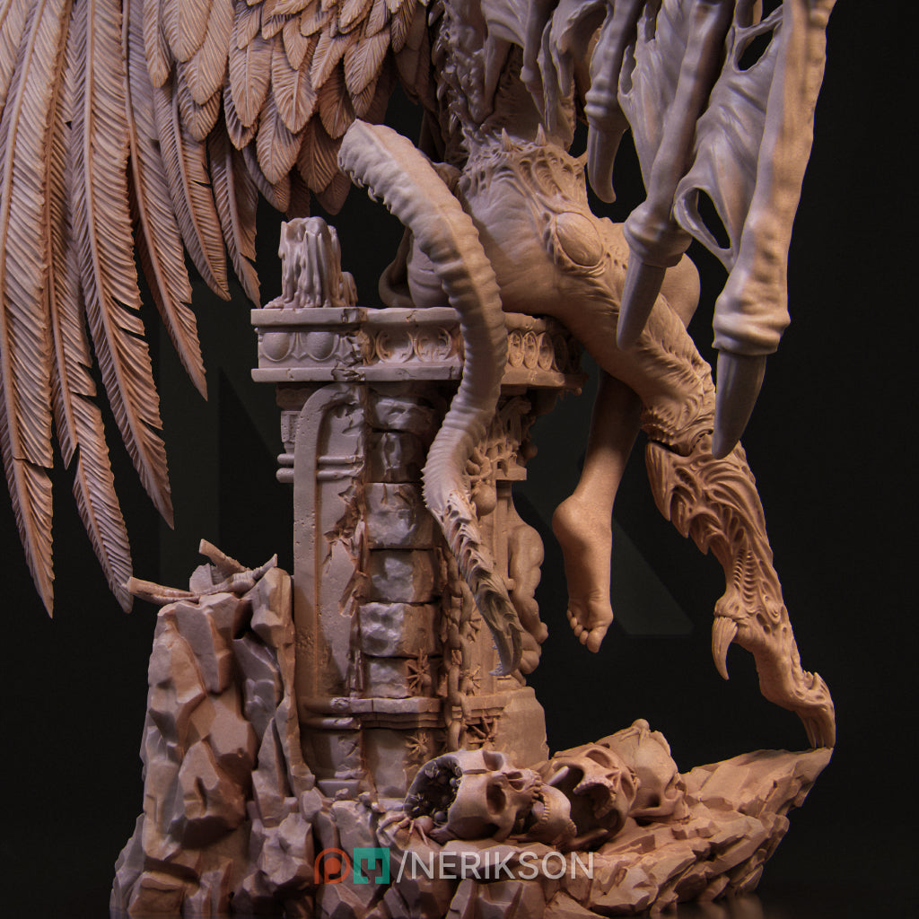 The Face of Evil Diorama Miniature Resin Model Kit | by Nerikson
