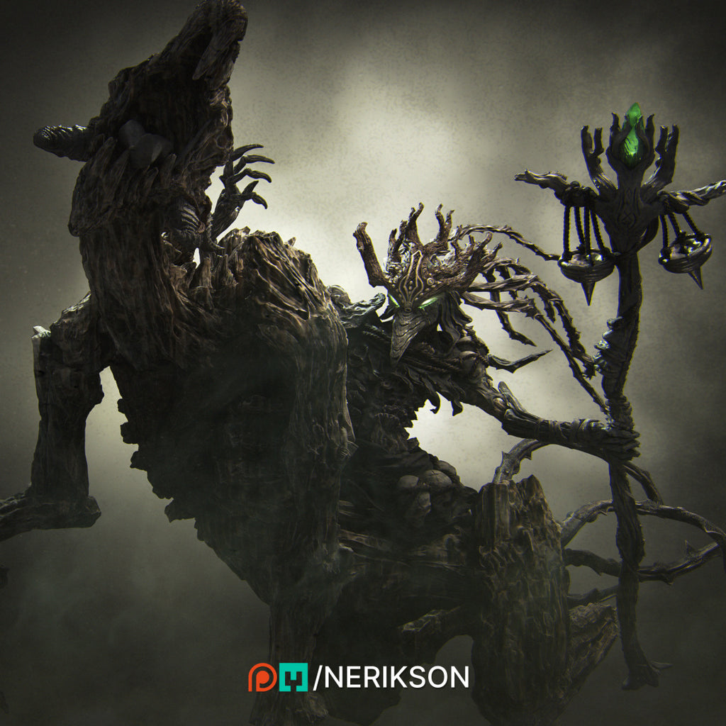 Famine: The Four Horsemen Miniature Resin Model Kit | by Nerikson