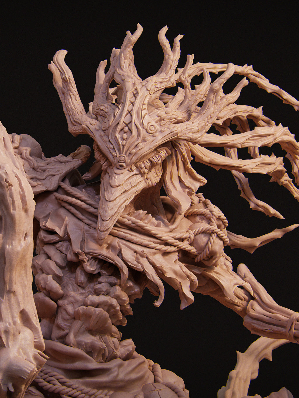 Famine: The Four Horsemen Miniature Resin Model Kit | by Nerikson