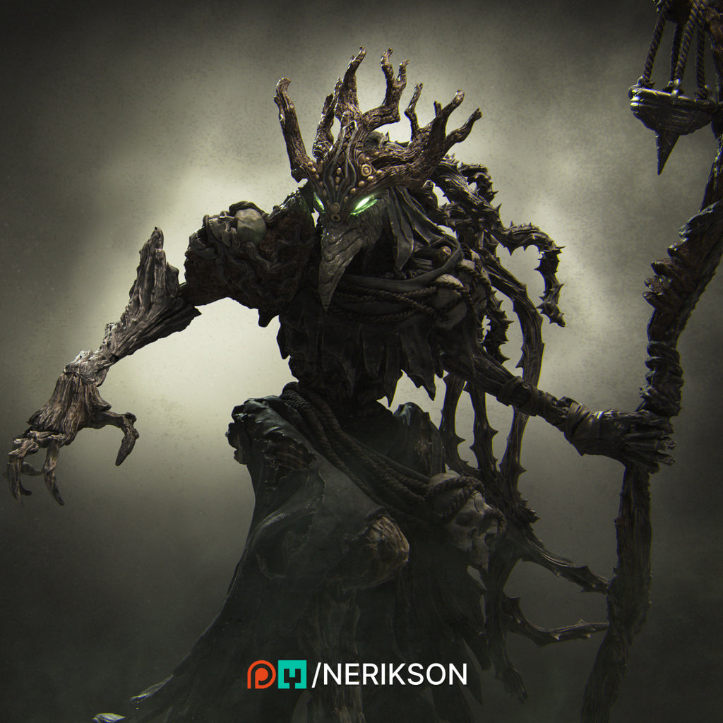 Famine: The Four Horsemen Standalone Miniature Resin Model Kit | by Nerikson