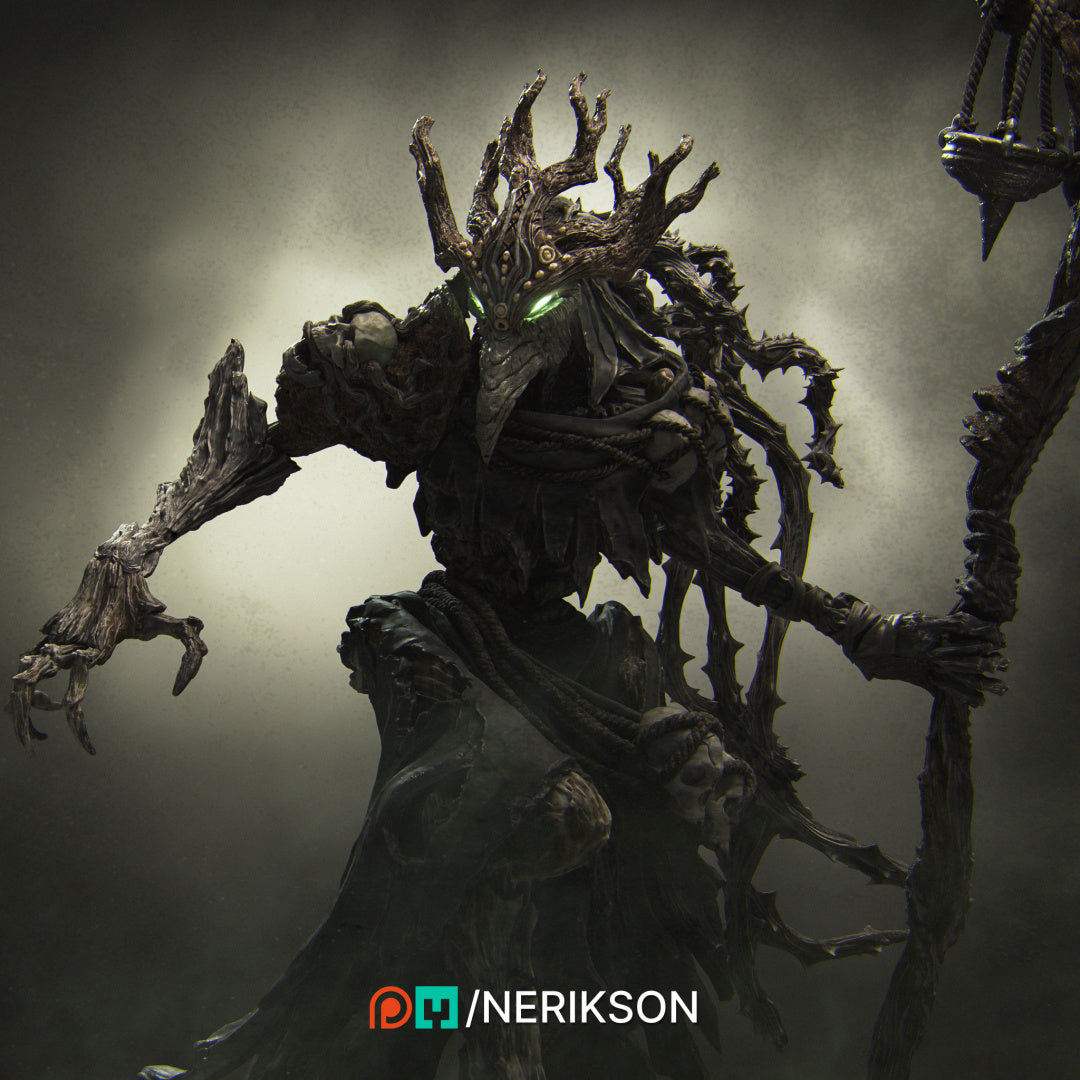 Famine: The Four Horsemen Standalone Miniature Resin Model Kit | by Nerikson