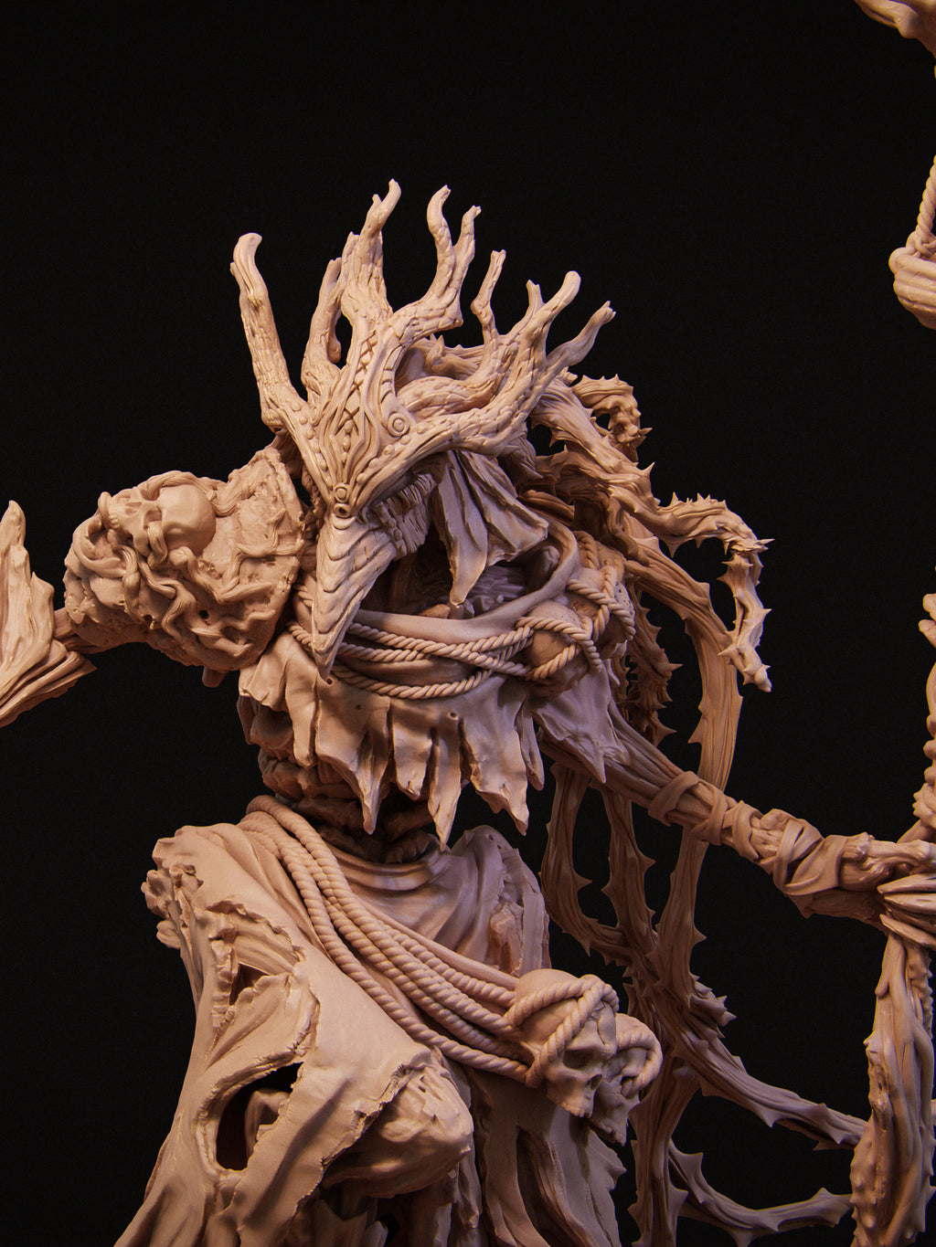 Famine: The Four Horsemen Standalone Miniature Resin Model Kit | by Nerikson