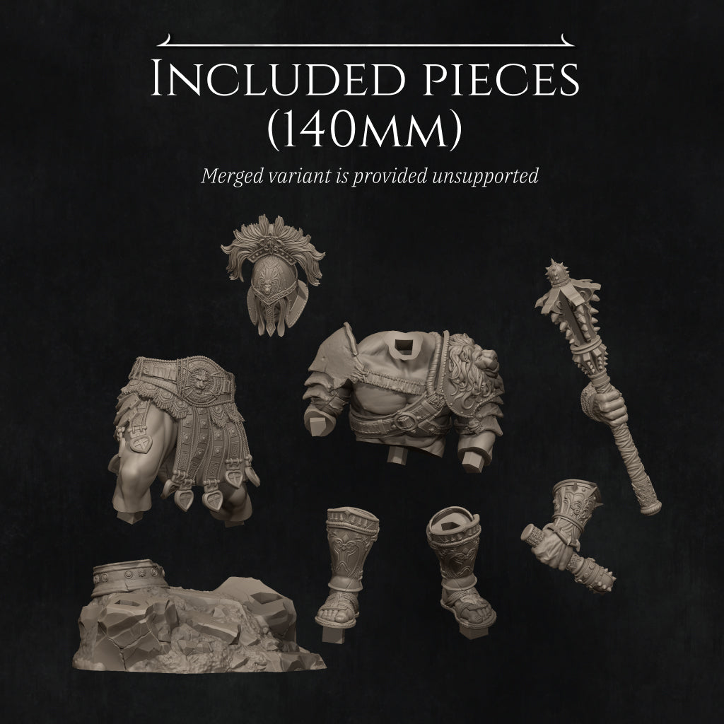 Gladiator Skullcrusher Miniature Resin Model Kit | by Nerikson