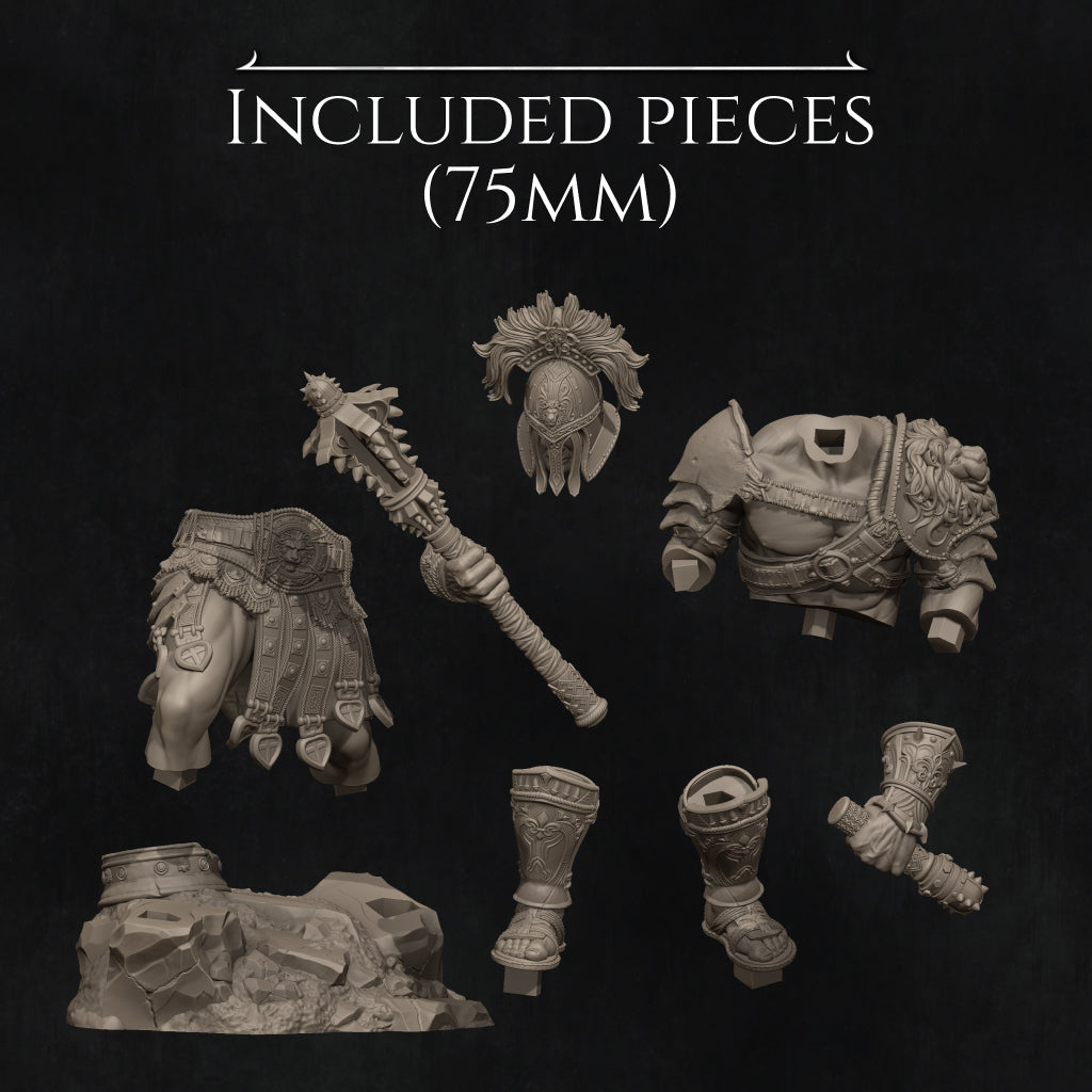 Gladiator Skullcrusher Miniature Resin Model Kit | by Nerikson