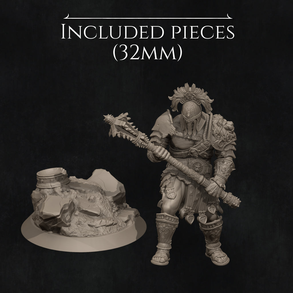 Gladiator Skullcrusher Miniature Resin Model Kit | by Nerikson