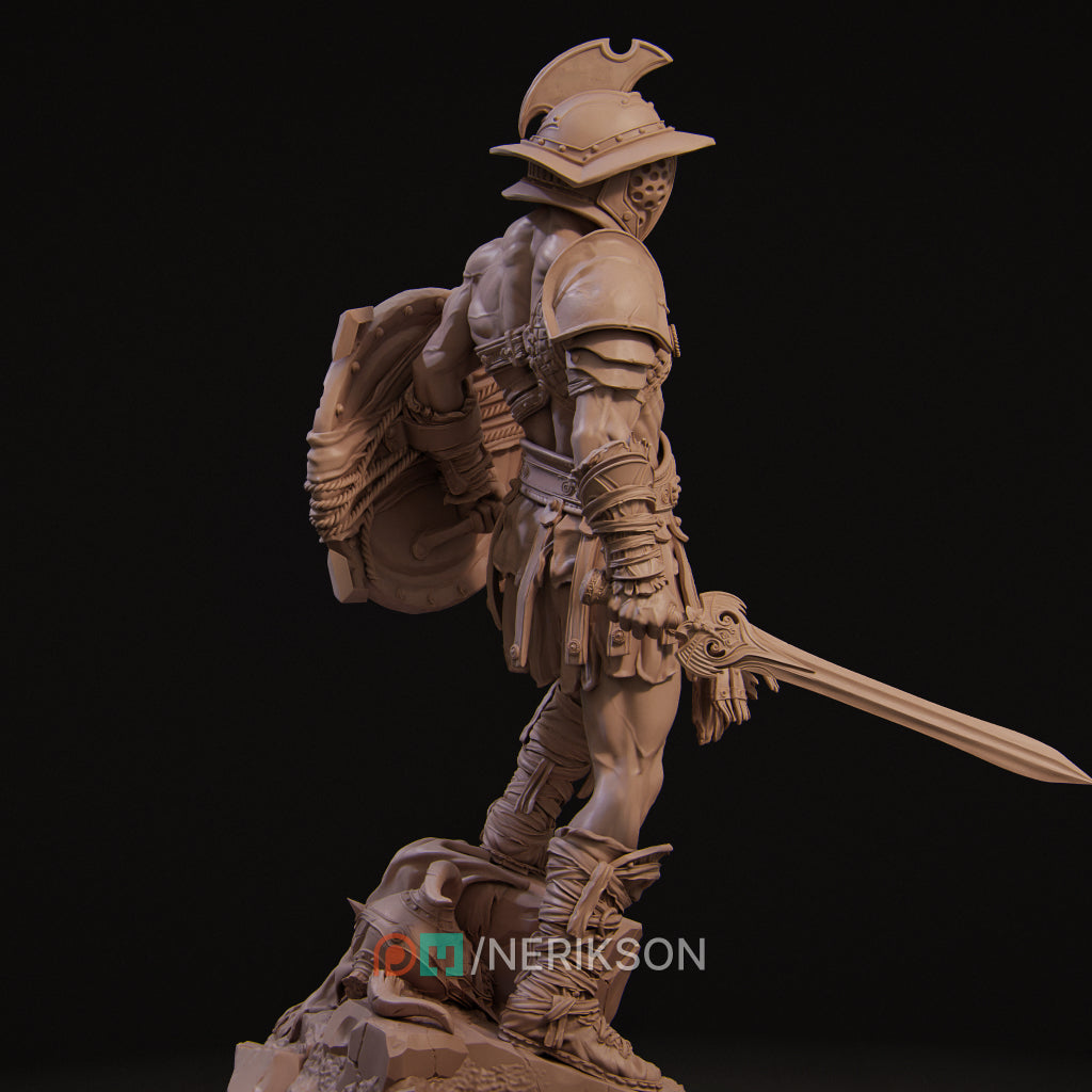 Gladiator Swordsman Miniature Resin Model Kit | by Nerikson