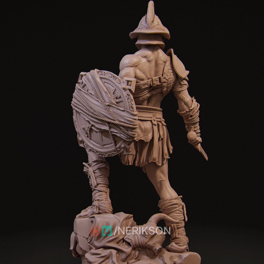 Gladiator Swordsman Miniature Resin Model Kit | by Nerikson