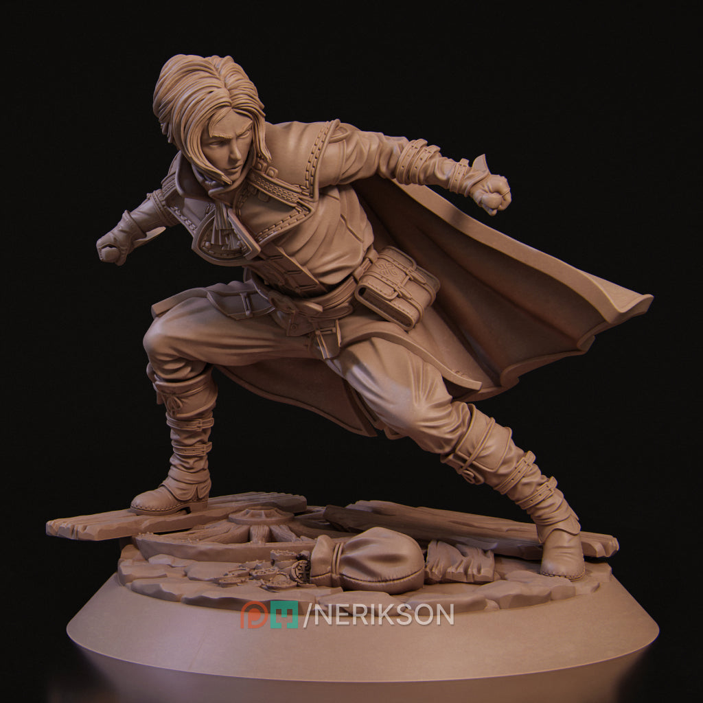 Halfling Rogue Miniature Resin Model Kit | by Nerikson