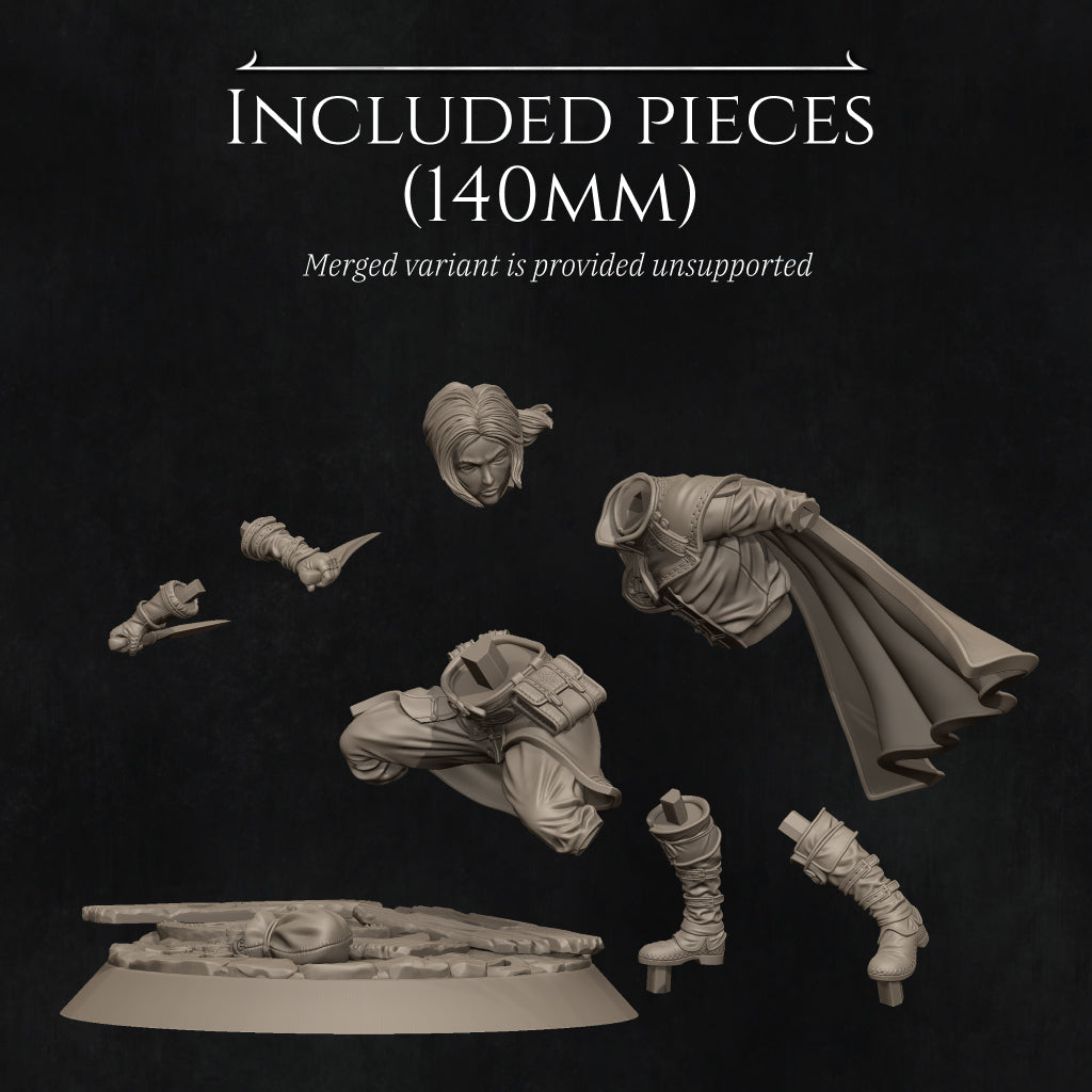 Halfling Rogue Miniature Resin Model Kit | by Nerikson