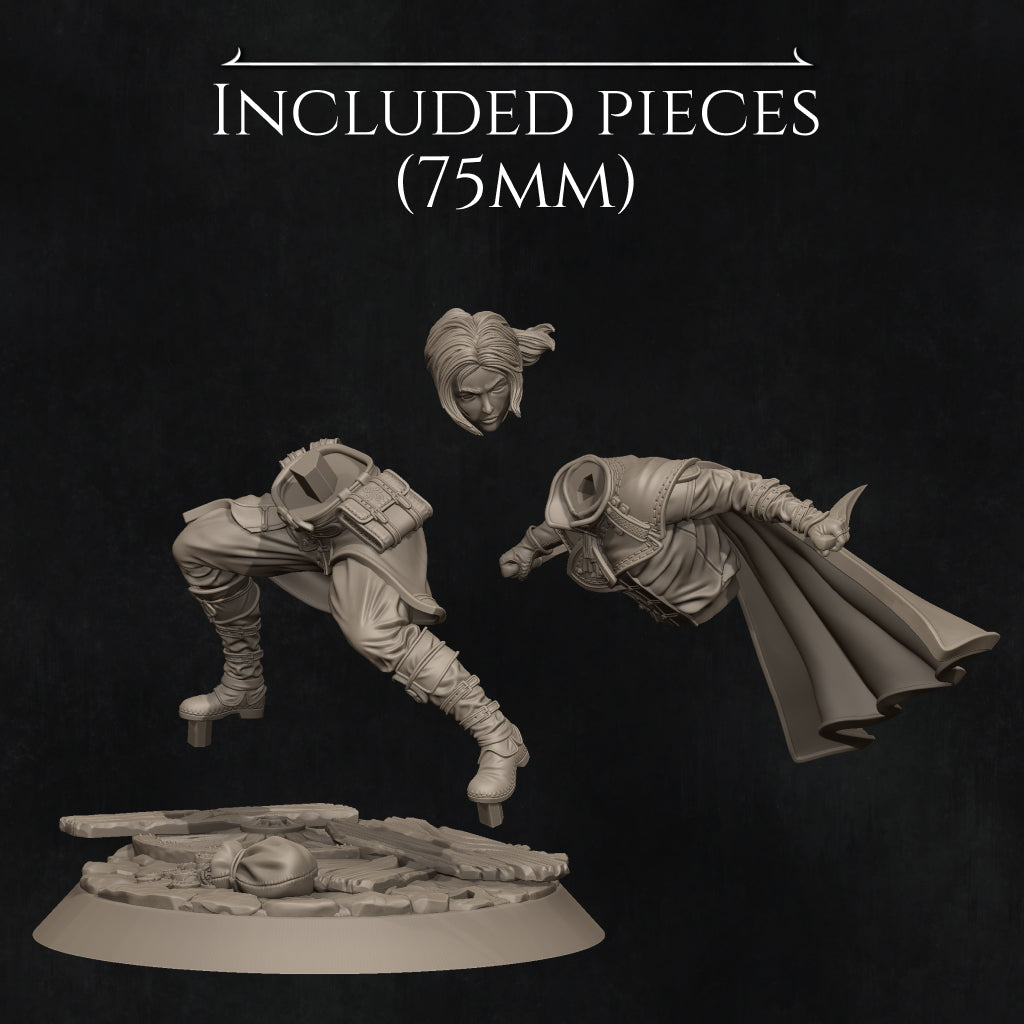 Halfling Rogue Miniature Resin Model Kit | by Nerikson