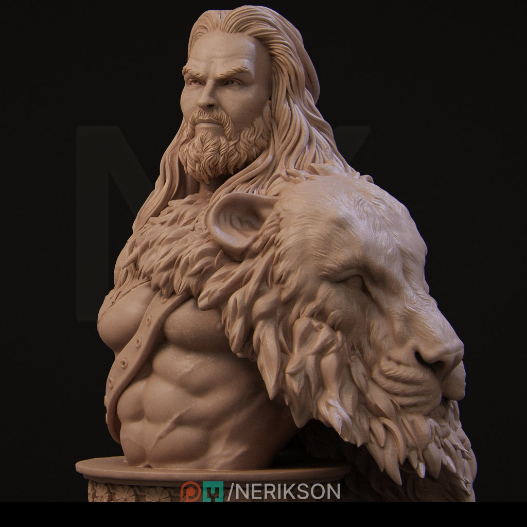 Heracles Bust Resin Model Kit | by Nerikson
