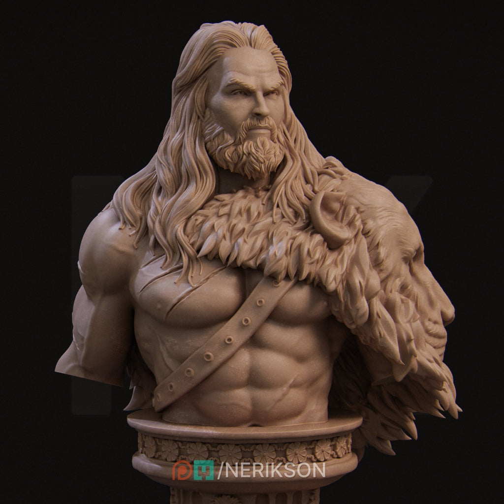 Heracles Bust Resin Model Kit | by Nerikson