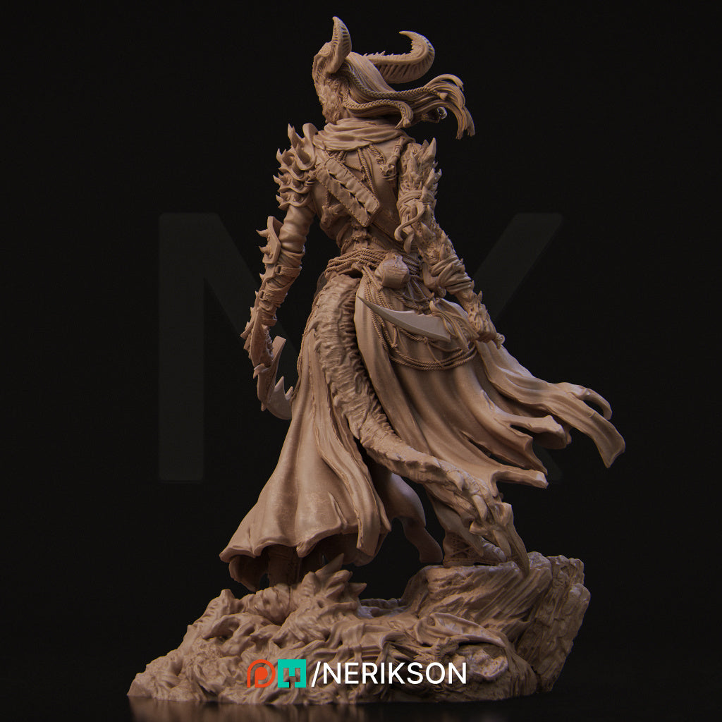 Iensi the Demon Hunter Miniature Resin Model Kit | by Nerikson