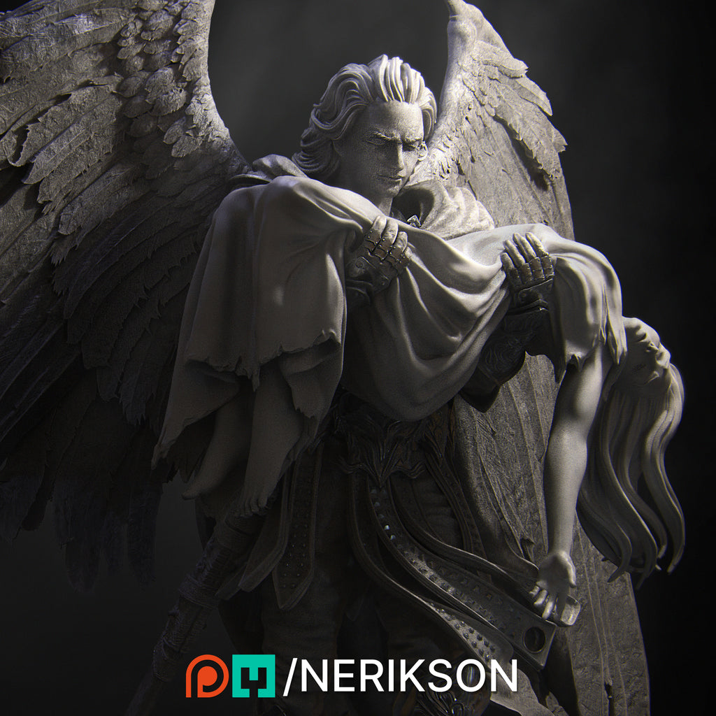 Ishim the Fallen Miniature Resin Model Kit | by Nerikson