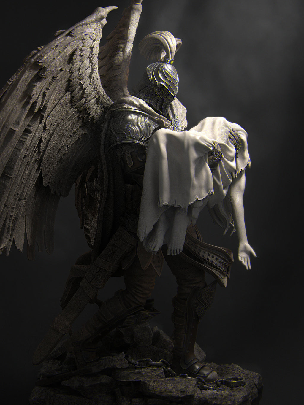 Ishim the Fallen Miniature Resin Model Kit | by Nerikson
