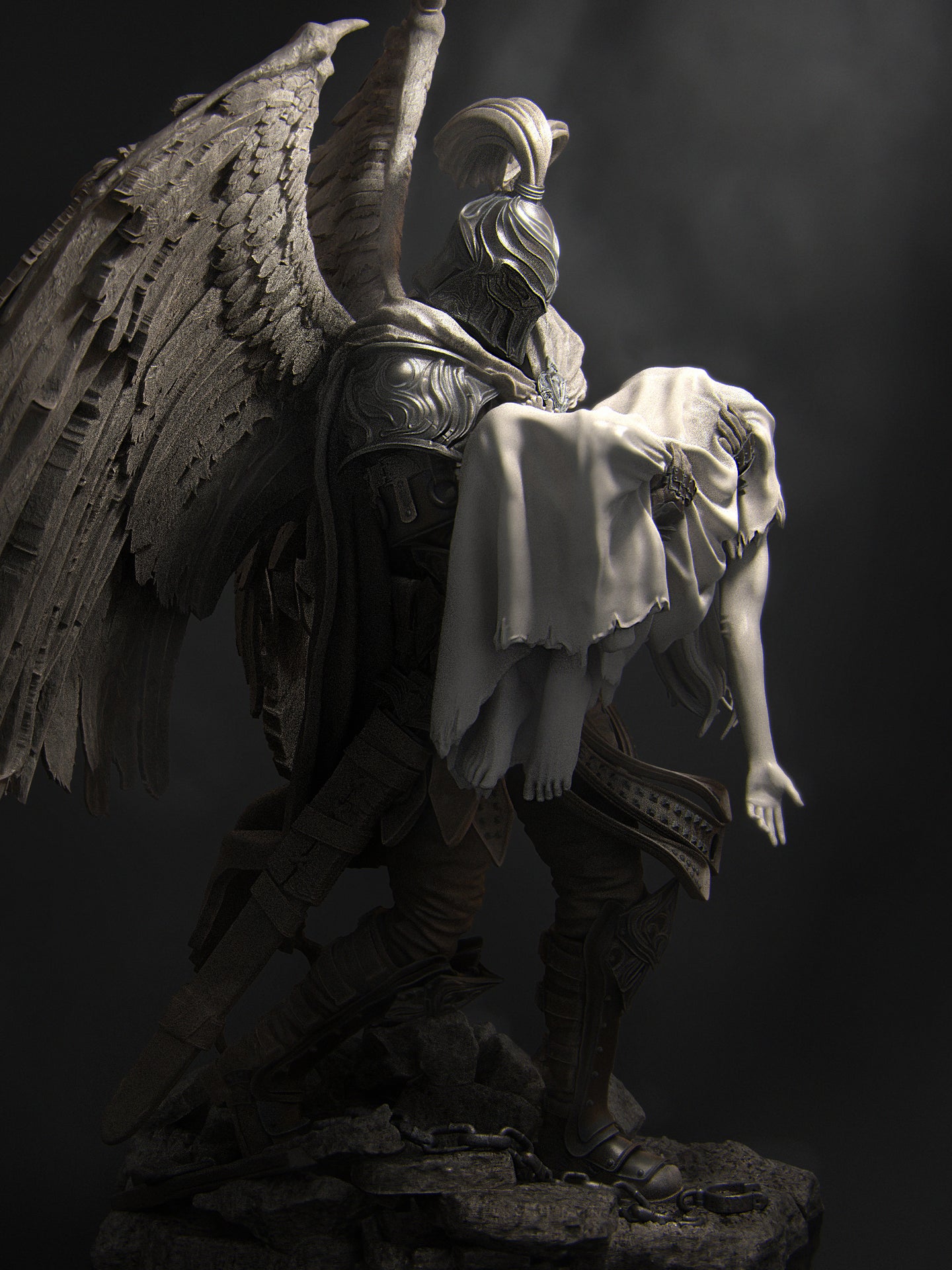 Ishim the Fallen Miniature Resin Model Kit | by Nerikson