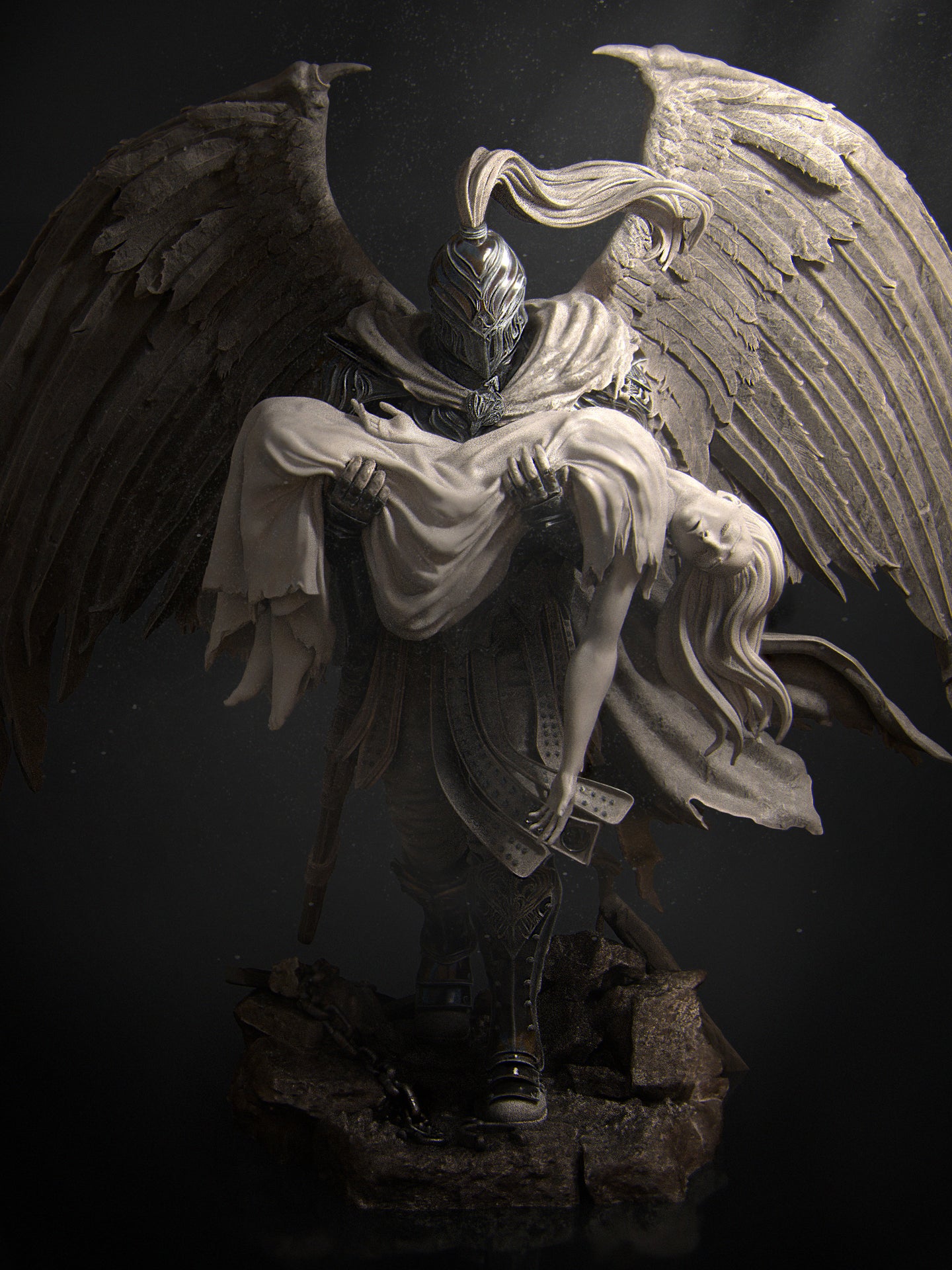 Ishim the Fallen Miniature Resin Model Kit | by Nerikson
