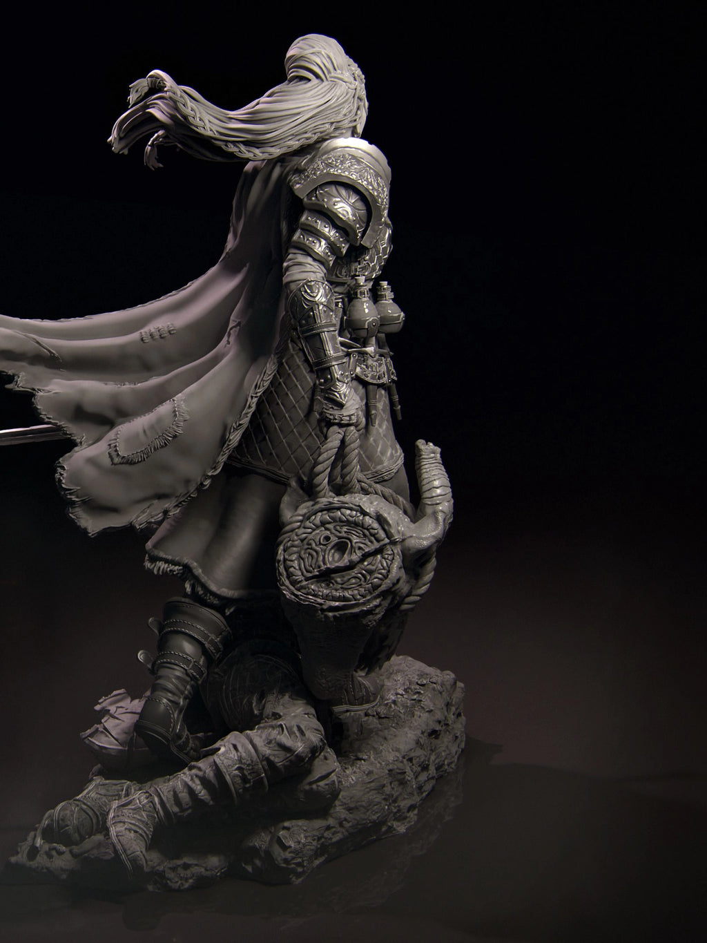 Kalia the Monster Hunter Miniature Resin Model Kit | by Nerikson
