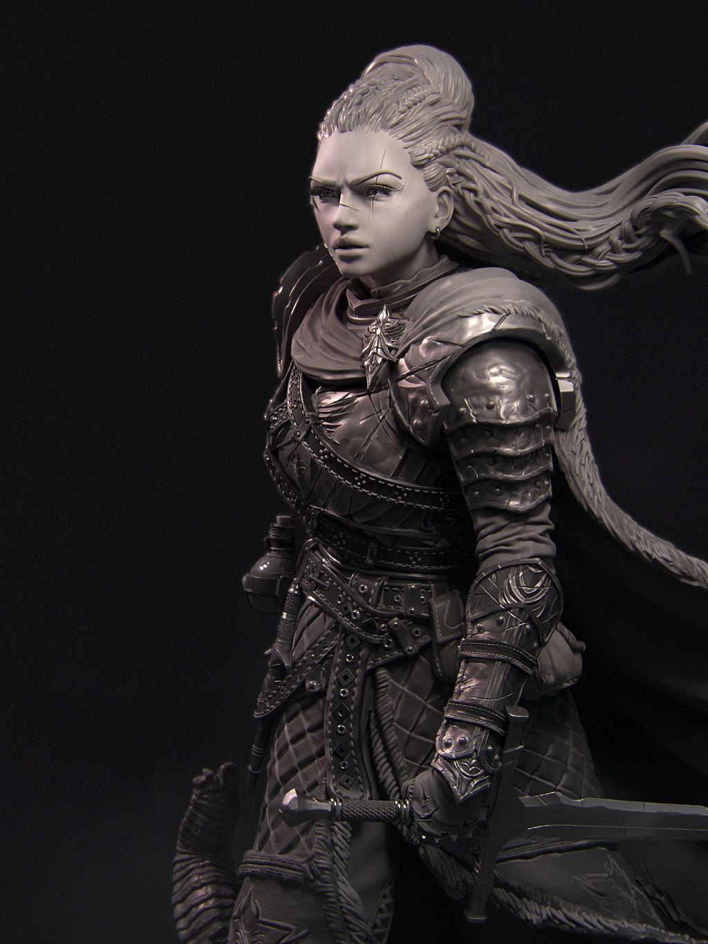 Kalia the Monster Hunter Miniature Resin Model Kit | by Nerikson